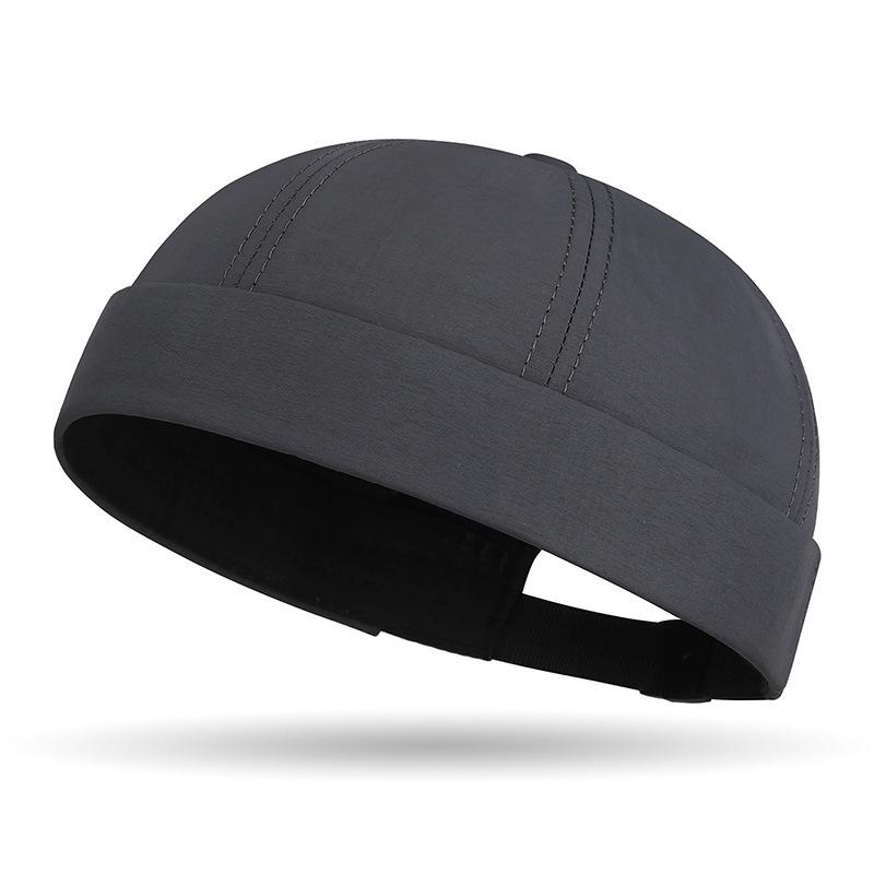 Herenmode Sneldrogende Randloze Skullcap - Verstelbaar, Ademend, Voor Alle Seizoenen