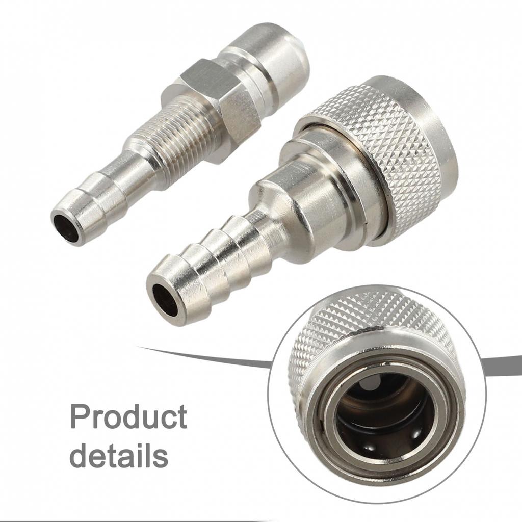 For Tohatsu Outboard Fuel Line Connector Set 2pc Male Female 3B27025013B2702601