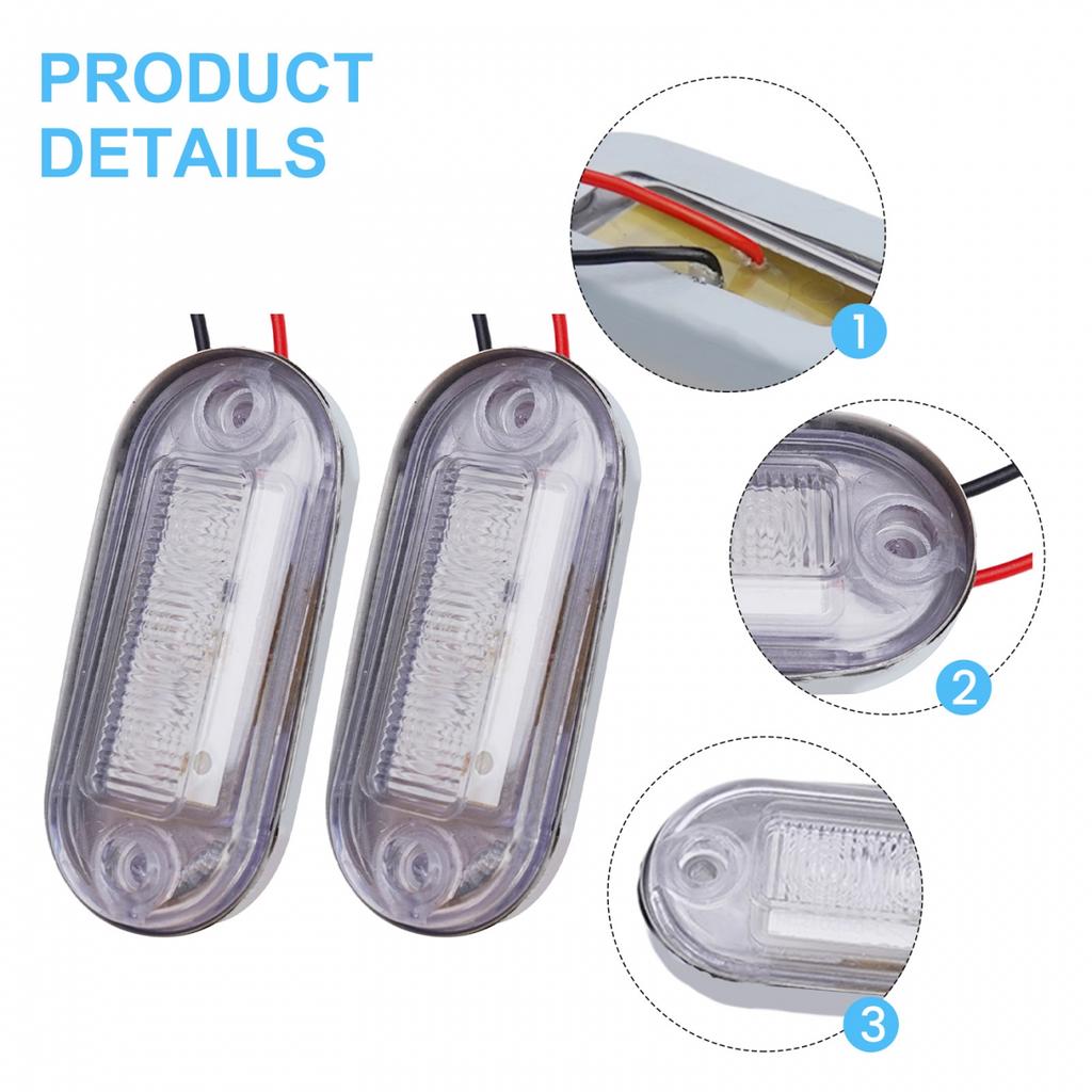 Sleek and Compact LED Courtesy Light for Cabin Cars and Trailers