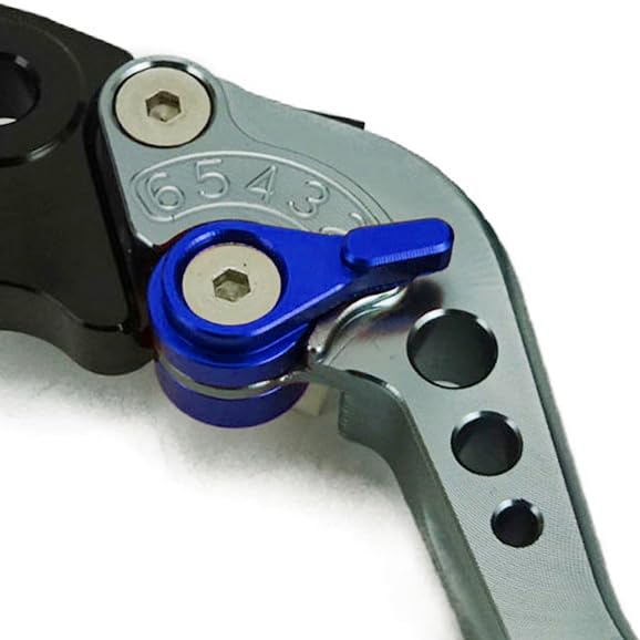 C8 Gray 125cc CUB Brake Compatible with Super Cub Hunter and Dax 125 (Blue) Lever, 6-Position Adjustment, 125, CT125, Cub,