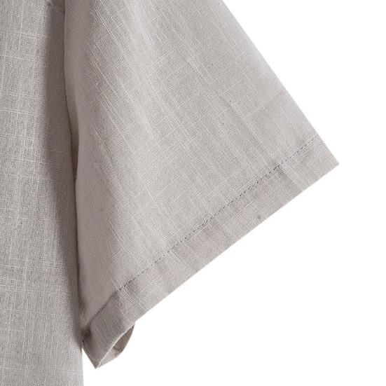 Muži Košile Stojánek Límec Knoflíky Výstřih Jednobarevné Krátké rukávy Pulovr Běžné nošení Bavlna Povlečení Pánské topy Letní móda Tričko Oblečení do práce