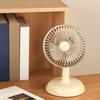 Portable Mini Cooling Fan with 90-degree Tilting Head Rechargeable Desk Fan for Home Office Travel 3-Speed Adjustable Low Noise Detachable Cover