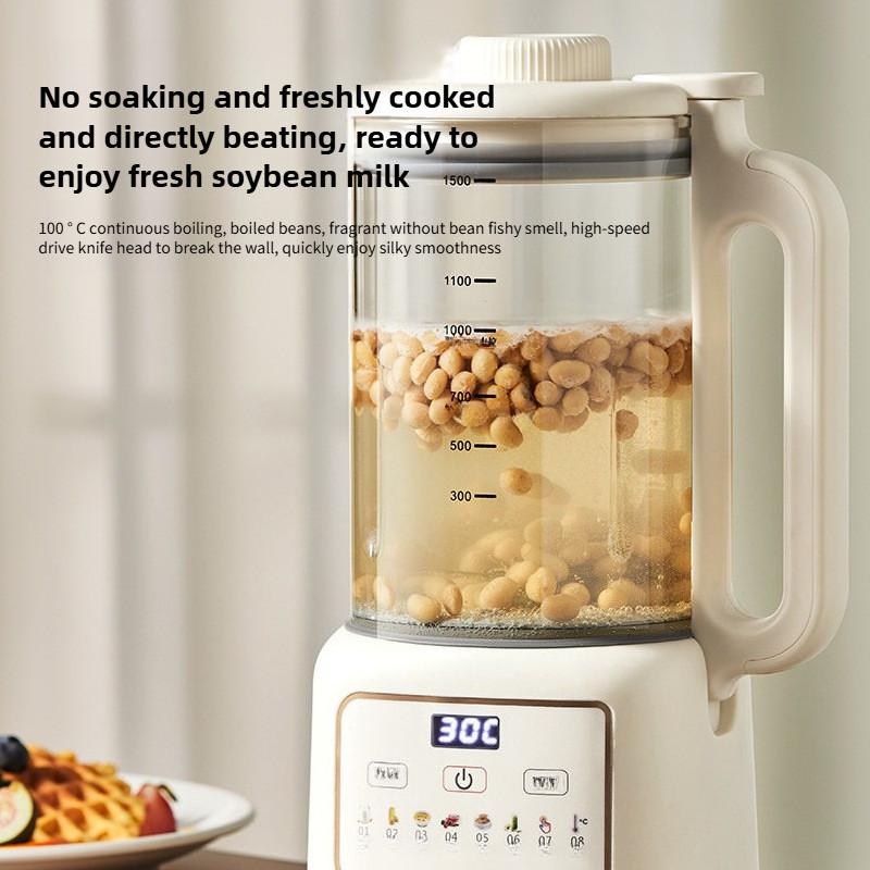 Blender Electric de Capacitate Mare Anti-Pastă Fund Vas Mașină de Lapte de Soia de Uz Casnic Procesor Multifuncțional Alimente Complementare