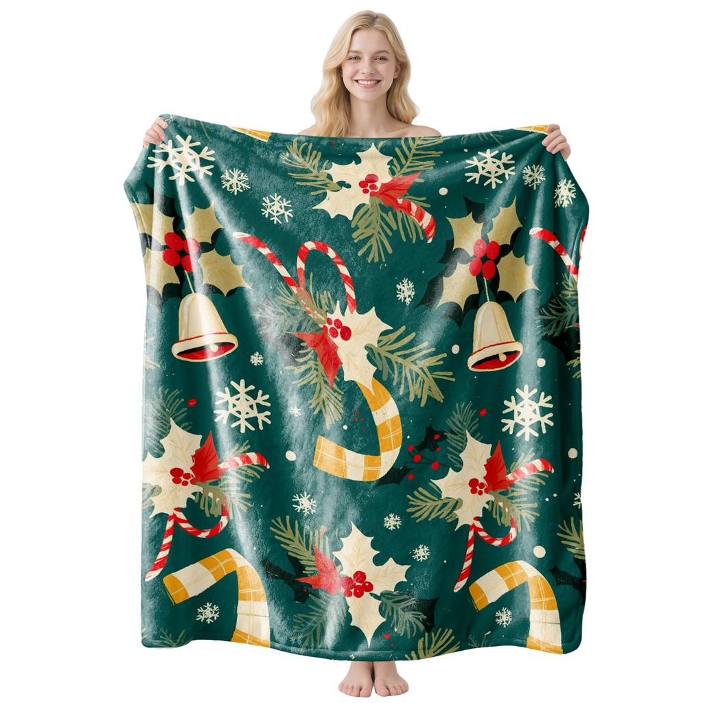2026 Christmas flannel blanket is universal for all seasons