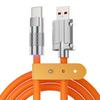 Zinc Alloy 120W Fast Charging Type-C Data Cable for Android/Apple Devices