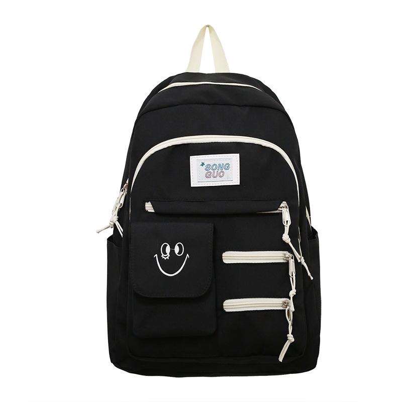 Backpack New primary and secondary school school bag Fashion contrasting color backpack