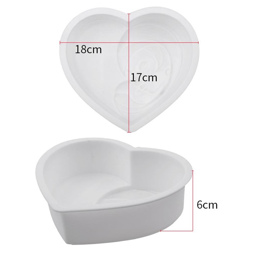 Silikon Herzform Mousse Kuchen Fondant Form Sugarcraft Formen Kekse Backwerkzeug Backform Zuhause Küche Bäckerei