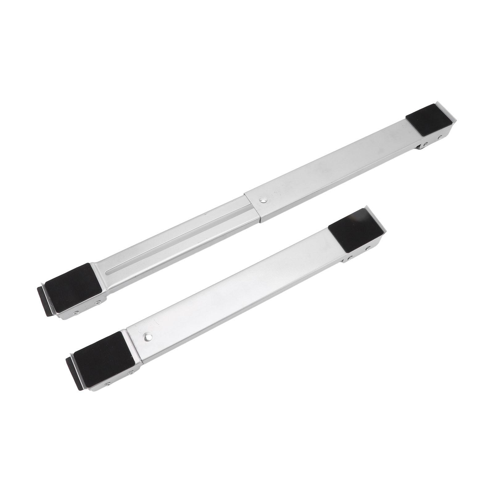 

2 Sets Mobile Roller Bracket Furniture Raised Base Moving Wheels for Refrigerator Washing Machine Silver серебряный