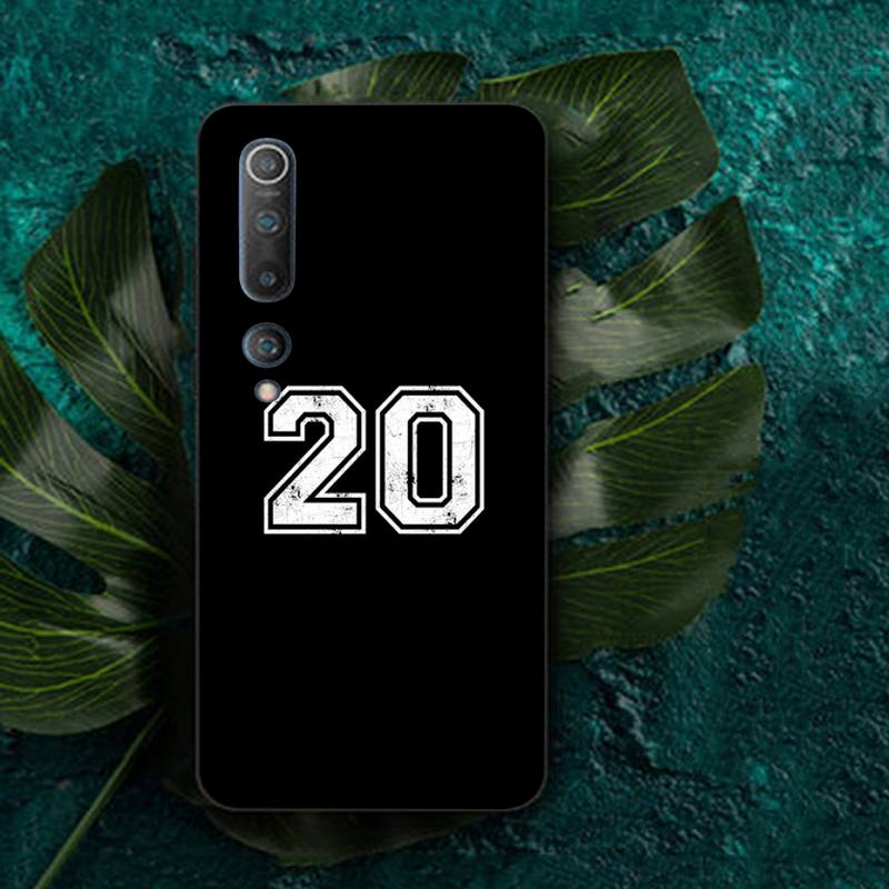 MaiYaCa Husă de Telefon Personalizată Fotbal Număr Norocos pentru Redmi Note 8 7 9 4 6 pro max T X 5A 3 10 lite pro