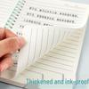 Stylish Thickened Coil Notebook: Lined B5 Junior High To A5 Postgraduate Student Record Book.