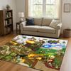 3D Classic Game Metal Slug Pixel Style Living Room Non Slip Area Rug Soft Carpet for Bedroom Playroom Sofa,Home Decor Doormat