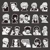 Hunter x Hunter Manga Stickers: Killua, Gon, Hisoka - B&W DIY Phone Decor
