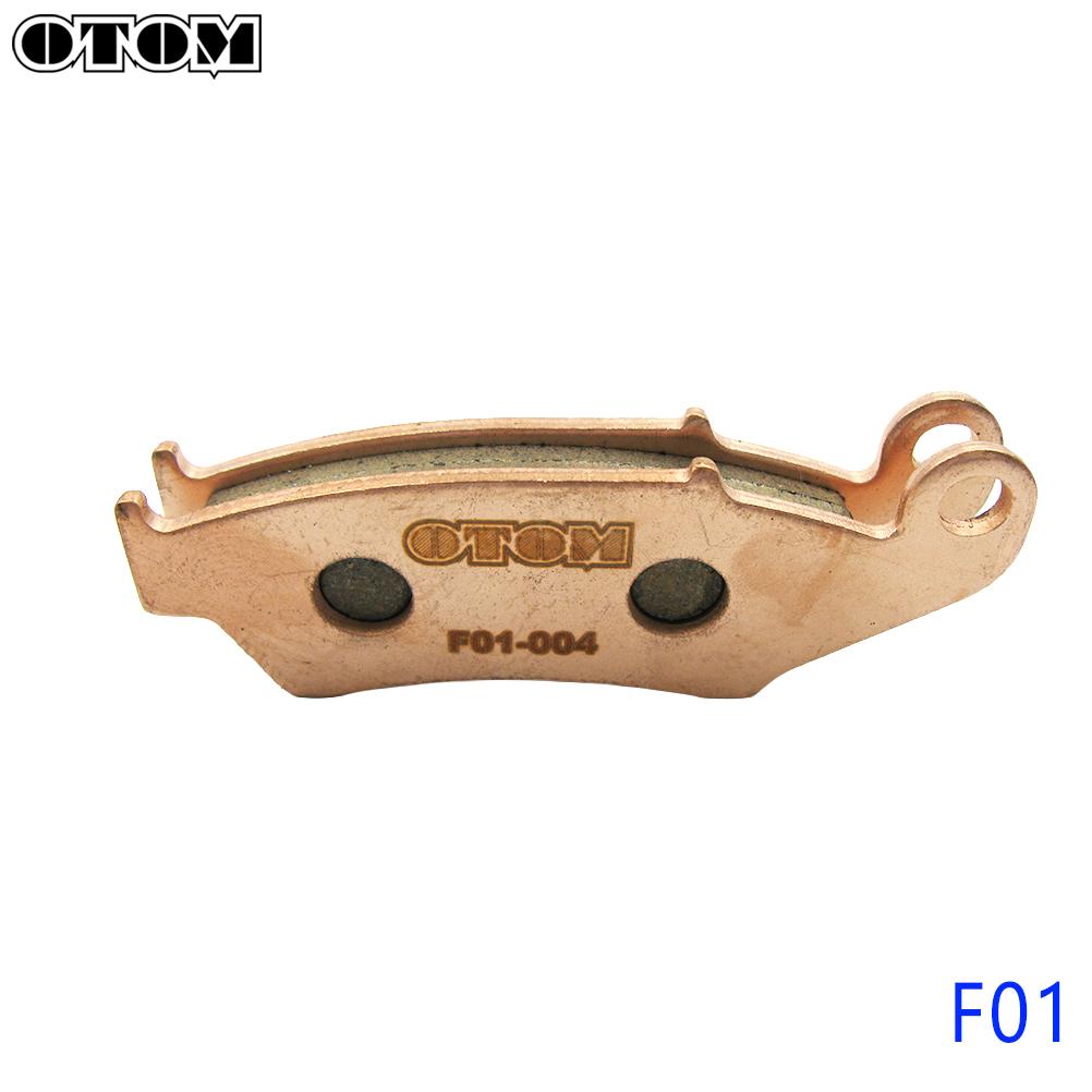 OTOM Motorcycle Front Rear Brake Caliper Repair Kit Pin Spring Pads For Nissin HONDA YAMAHA KAWASAKI SUZUKI Japan Off-road Bikes Front Brake Pads-F01