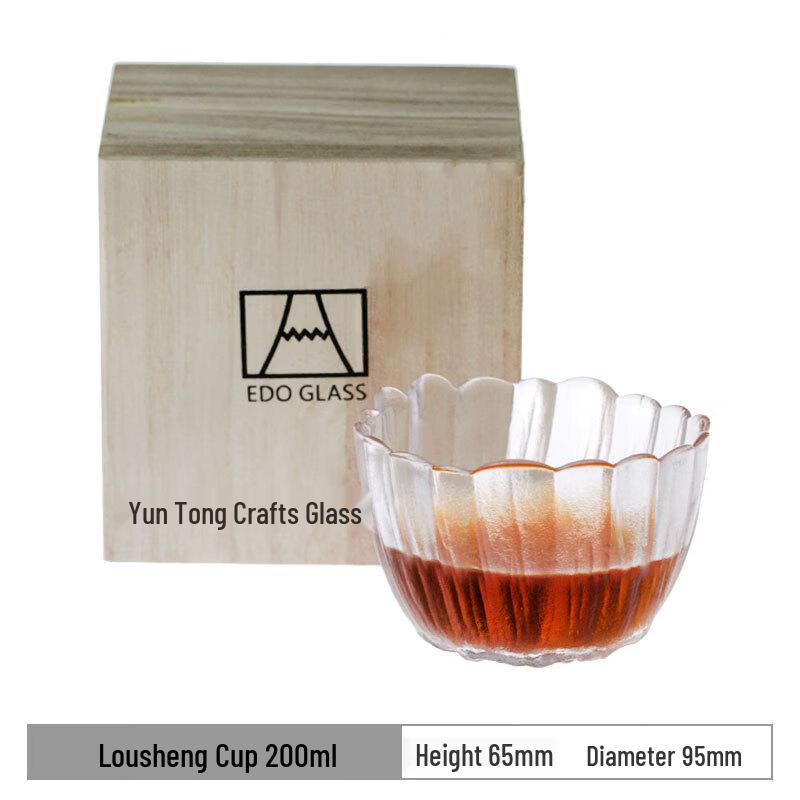 

Edo Glass Sakuramori Whiskey Tumbler