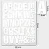 Adhesive Heat Transfer Vinyl Alphabets Symbols Pattern Ironing Sticker HTV Printing for Handmade Carfts Clothing T-Shirts Fabric