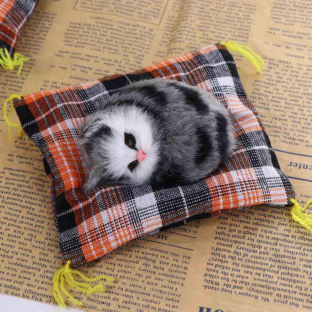 Birthday Gift Creative Creative Decoration Cat Ornaments Simulation Cat Plush Cats Fake Cats