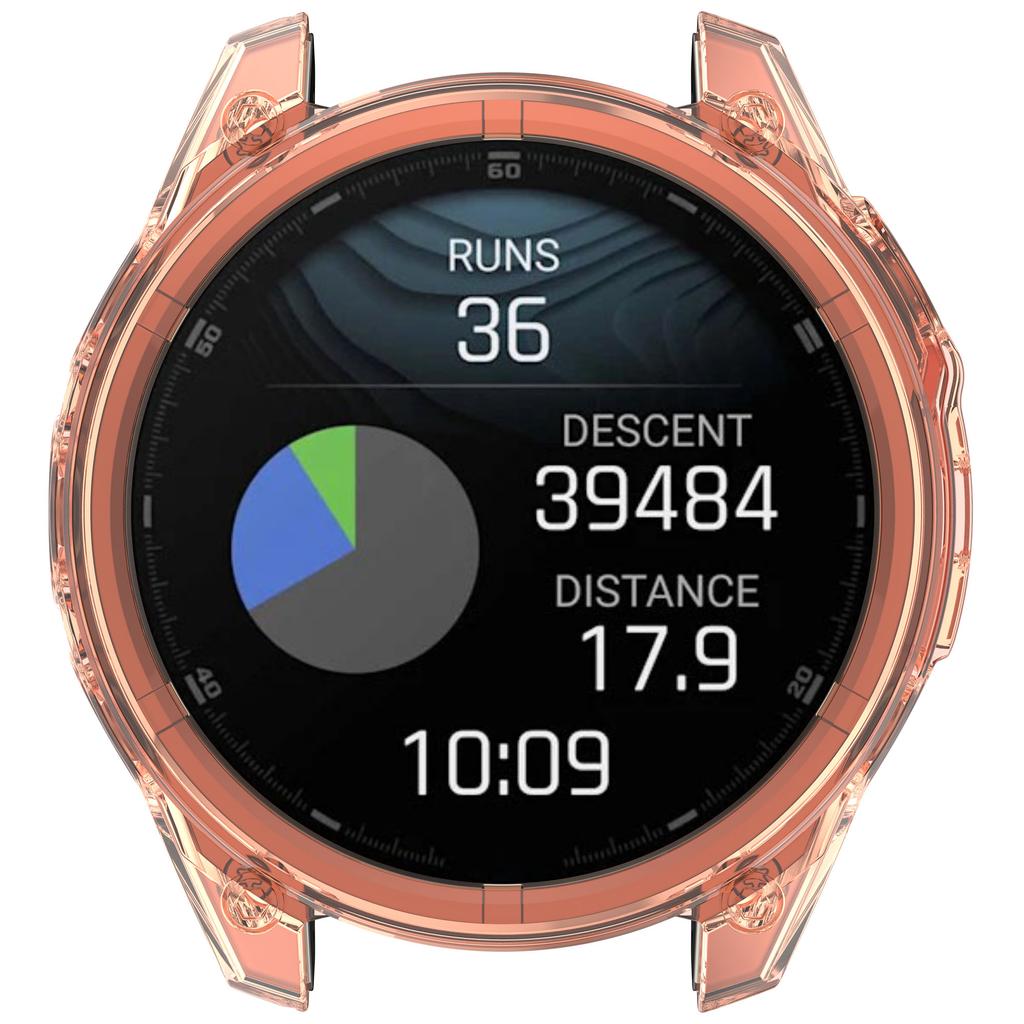 Fenix8 Accessories TPU Case Cover For Garmin Fenix 8 51MM 47MM 43MM Replacement Durable Protection Case Frame Cover Bumper Shell