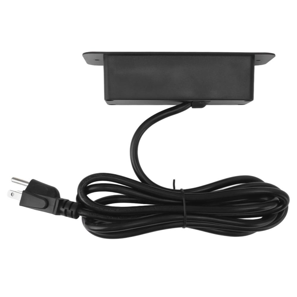 Built-In Desk Power Socket USB-C Table Power Strip Multiple Outlets Recessed Power Strip Home