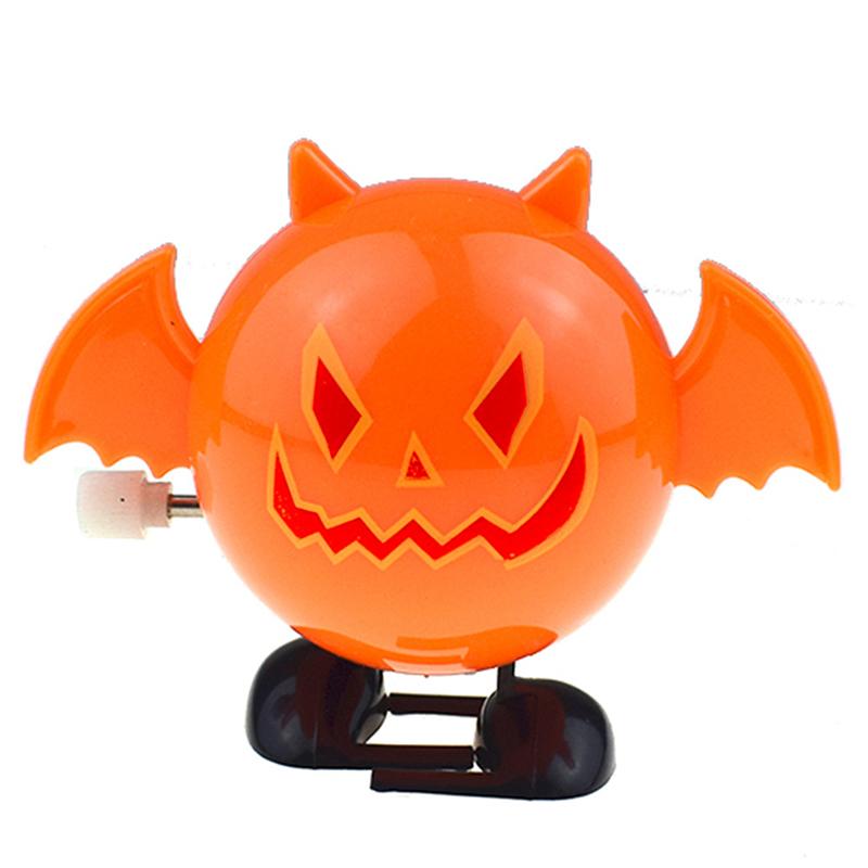 Retro mechanické natahovací kovové chodící skákání halloween dýňový skok duch netopýr robot mechanické hračky párty dekorace dárek
