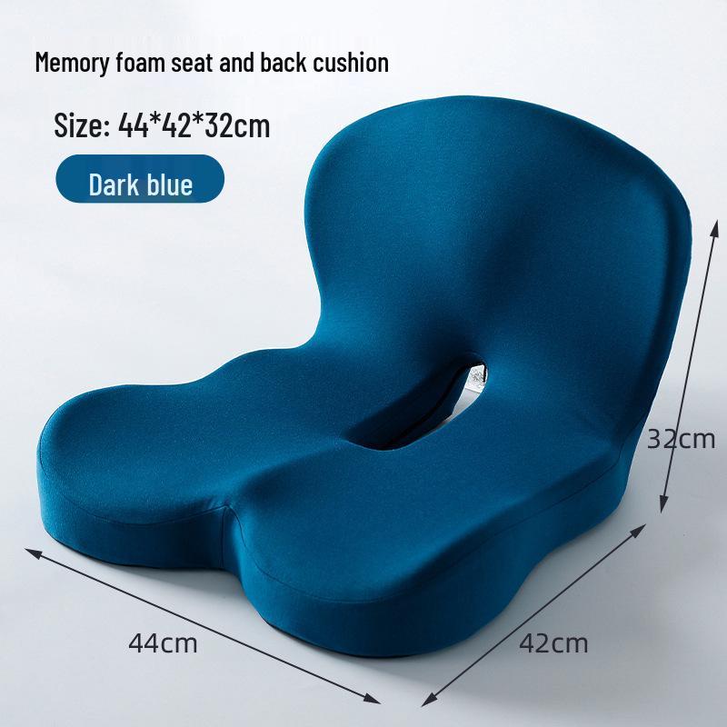 Ofis, Araba veya Öğrenci Sandalyesi için Entegre Bellekli Köpük Koltuk ve Sırtlık Minderi