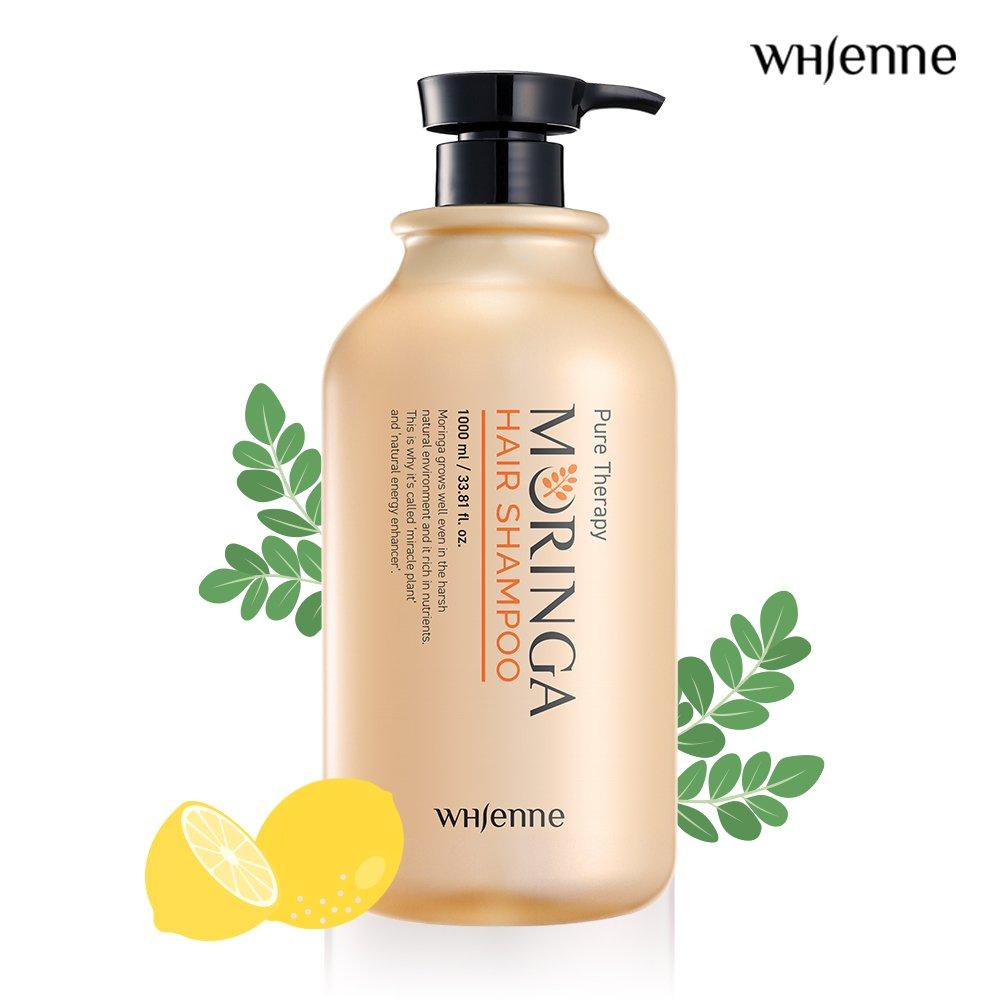 [Gift of Daga Garden Soap] 2 WHIENNE Moringa Protein Shampoos + 1 Treatment Total 3000ml