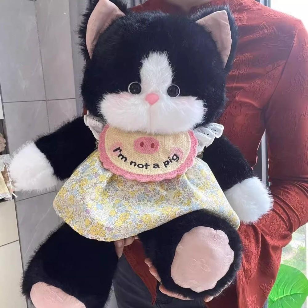 Plush Stuffed Animal Plush Pillow Cat Fluffy Stuffed Cat Kawaii Run Plush Toy Birthday Gift