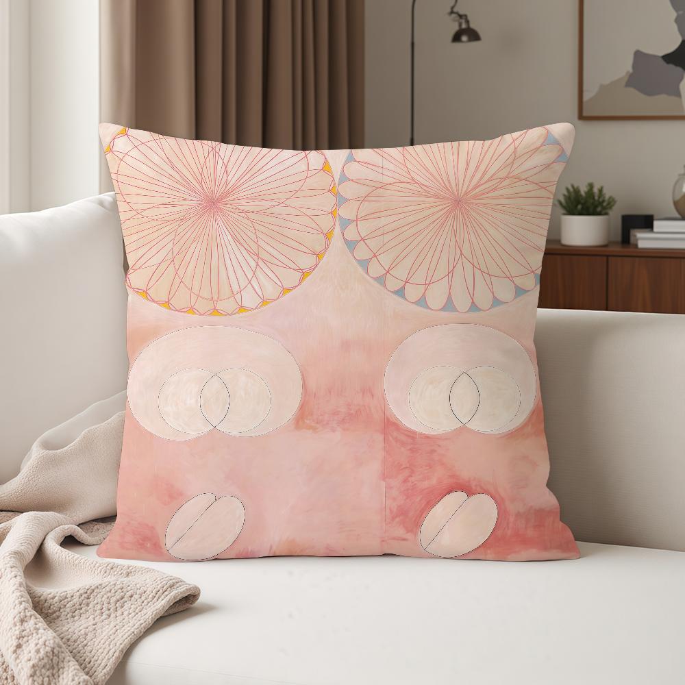 H-hilma Af Klint Kunst Kissenbezug Geeignet für Schlafzimmer Wohnzimmer Autos Heimdekoration