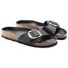 Birkenstock Top Layer Cowhide Casual Comfortable Fashion Sandals Women sandals Black 1006522