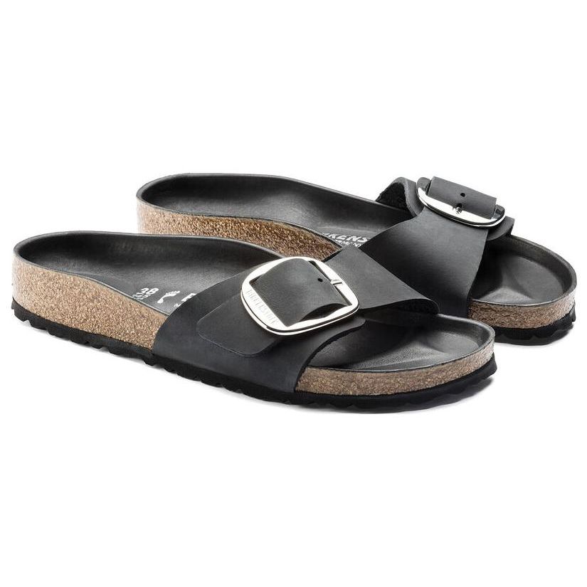 Birkenstock Top Layer Cowhide Casual Comfortable Fashion Sandals Women sandals Black 1006522