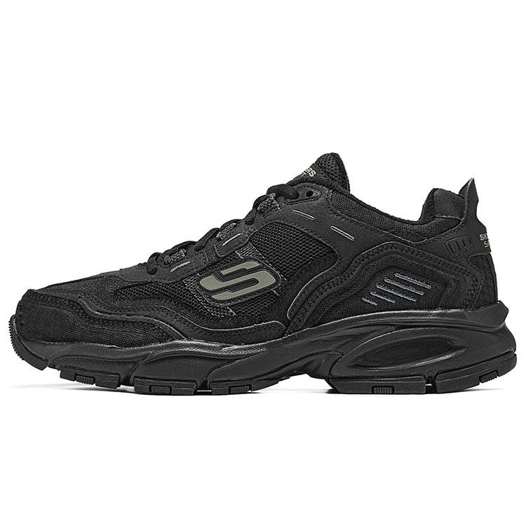 Skechers Vigor 2.0 Comfortable Low-Top Dad Shoes Men sneaker Black 237125-BBK 39.5