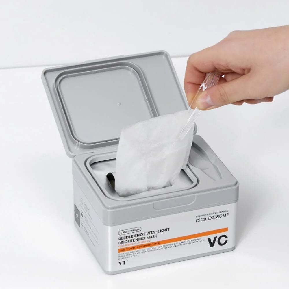 VT Косметика Reedle Shot Vita-Light Осветляющая маска 30 шт. / Увлажняющая, Корейская косметика, K-beauty