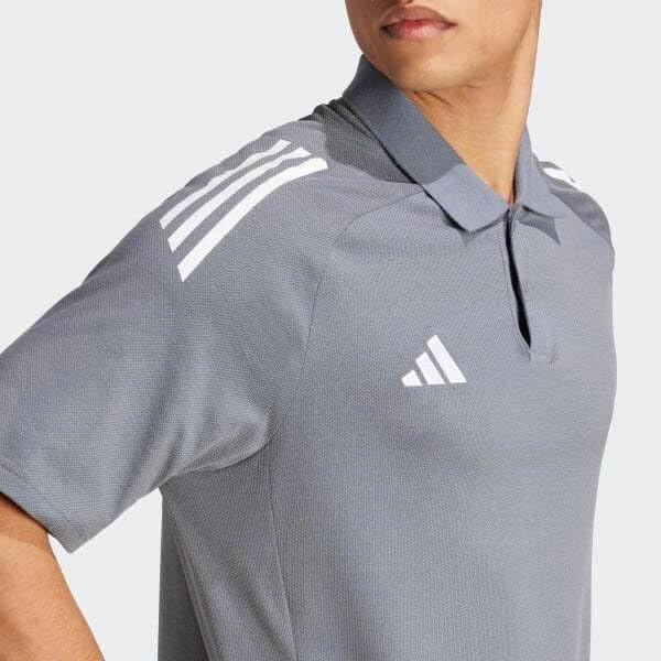 Adidas Tiro 24 Competition Soccer Polo Size Gray HAP53 Shirt, Men's, Medium, (IX1552)