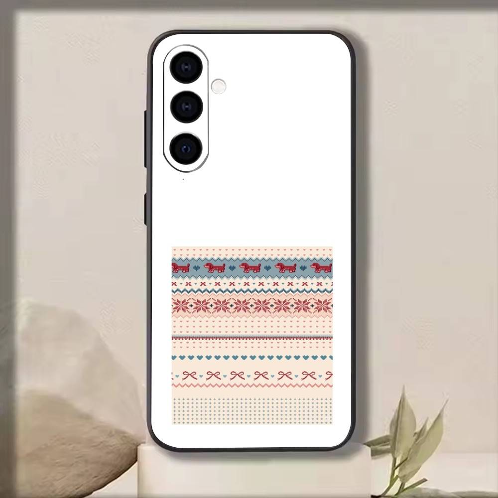 

Fel Island pattern Phone Case Black Silicone Soft For Samsung Galaxy A73,A72,A71,A70,A53,A52,A51 Samsung a11
