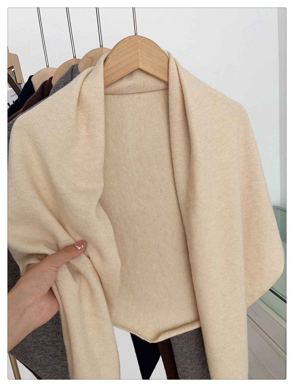 

Scarf, winter fashion scarf, warm and cold-resistant, unisex, fashion item off-white