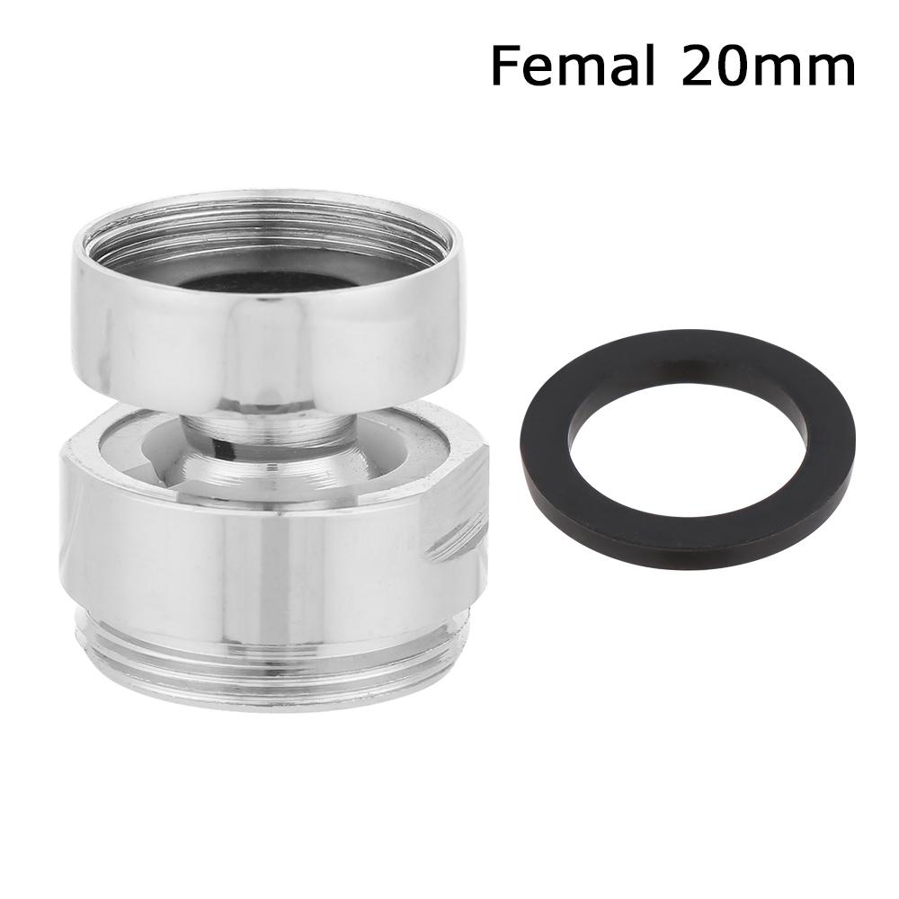 360 Degree Adjustable Brass Faucet Connector Swivel Aerator Adapter Water Purifier Accessories Connect Hose Faucet Fittings