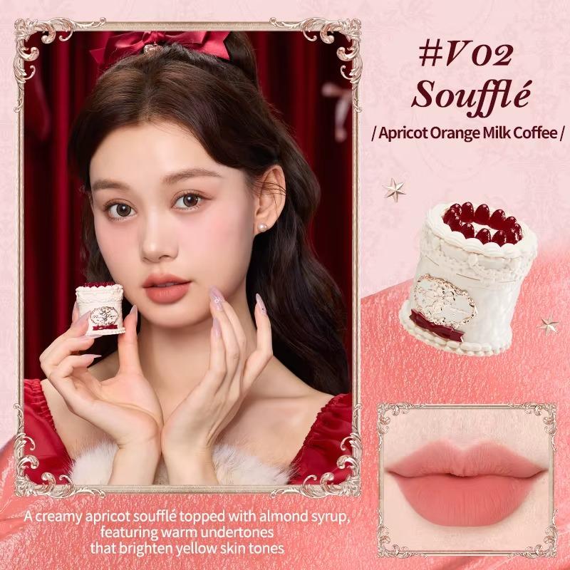 Flower Knows Swan Ballet Little Angel Collection Rossetto Vellutato Opaco Impermeabile Rossetto Vegano Lunga Durata Lucidalabbra Coreano