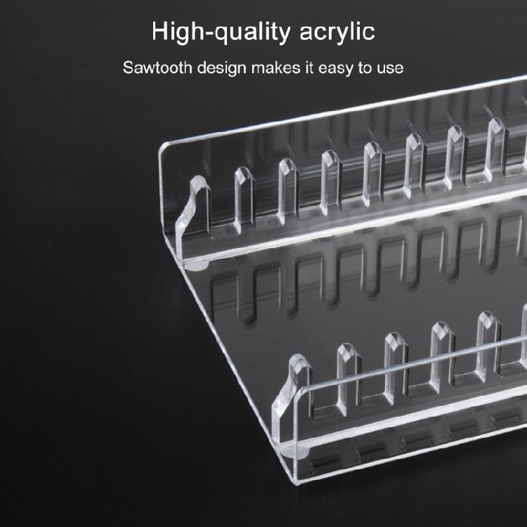 Acrylic CDs Holder with Cascading Desktop CDs Organizers Stores 12 CDs for Efficient Media Storage
