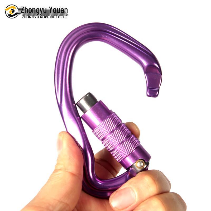 OLOMM Professional Climbing & Work Safety Screw Gate Carabiner