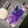 For iPhone 16 Pro Case Abstract Marble Pattern Printing TPU Phone Cover