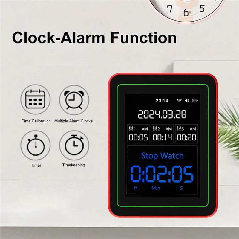 WiFi 15-in-1 Indoor Air Quality Monitor APP Control Portable AQI PM0.3 PM1.0 PM2.5 PM10 Tester Household CO CO2 TVOC HCHO Tester