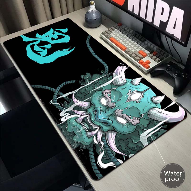 Gaming Esports Mouse Pad Universal Desktop And Laptop Computer Anime ONI Girl Black Office Rubber Anti Slip Pad