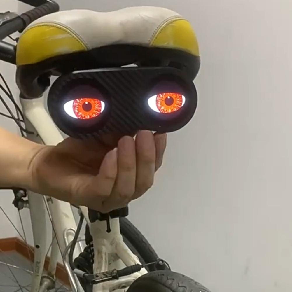Devil Eye Motorcycle Electric Car Demon Eye Decorative Lights Waterproof Bike Lights For Night Riding With Type C Rechargea E4q0
