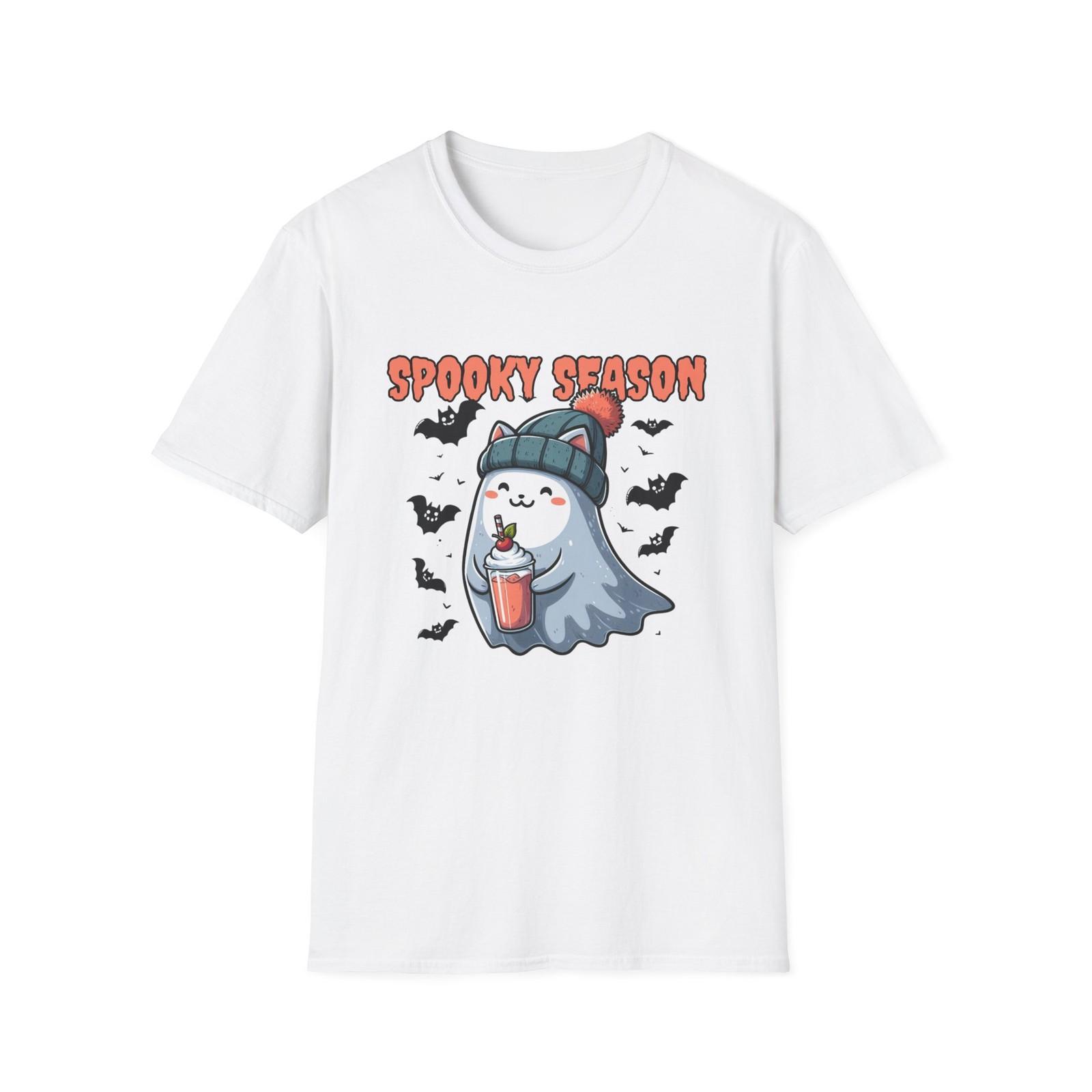 Spooky season, Unisex Softstyle T-Shirt, Halloween S разноцветный