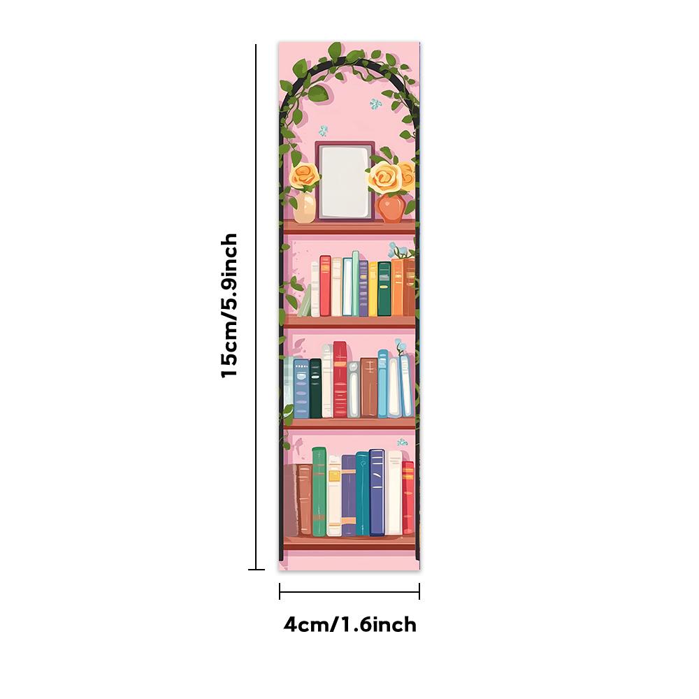 32pcs, Cartoon Bookshelf Series Bookmarks for Teachers, Readers and Book Lovers, Bookmarks, Gifts, Party, Birthday