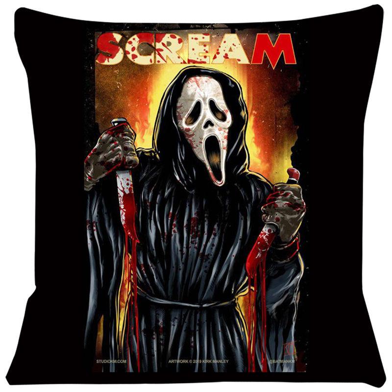 45x45cm Cushion Cover Movie Series Comfortable Short Plush Pillow Cases Chair Car Sofa Pillow Cover Home Decorative