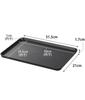 Yamazaki Jitsugyo (Yamazaki) Magnetic Tray Black W31.5 X D21 X H1.7cm Tower Floating Storage Obon Lunch Tray 1629