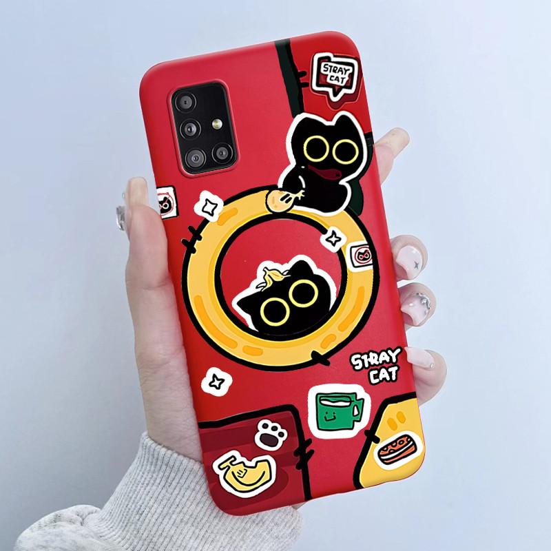 For Samsung Galaxy A51 A71 5G Phone Case Butterfly Girl Soft Silicone TPU Back Housing SM-A516B A516N A516V A716V A716U Covers