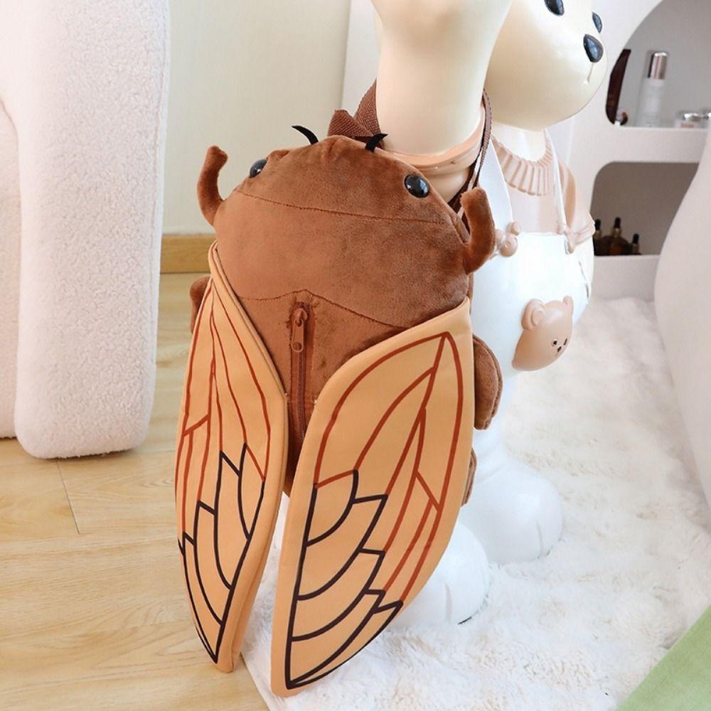 Soft Toy Insect Plush Backpack Artificial Animal Insect Beetle Mini Knapsack Bags  Girls Boys Gifts