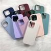 Custodia Semplice Monocolore per iPhone 13 14 15 Pro Max12 13 Mini 11 Pro Max Protezione Resistente Antiurto Cover Morbida