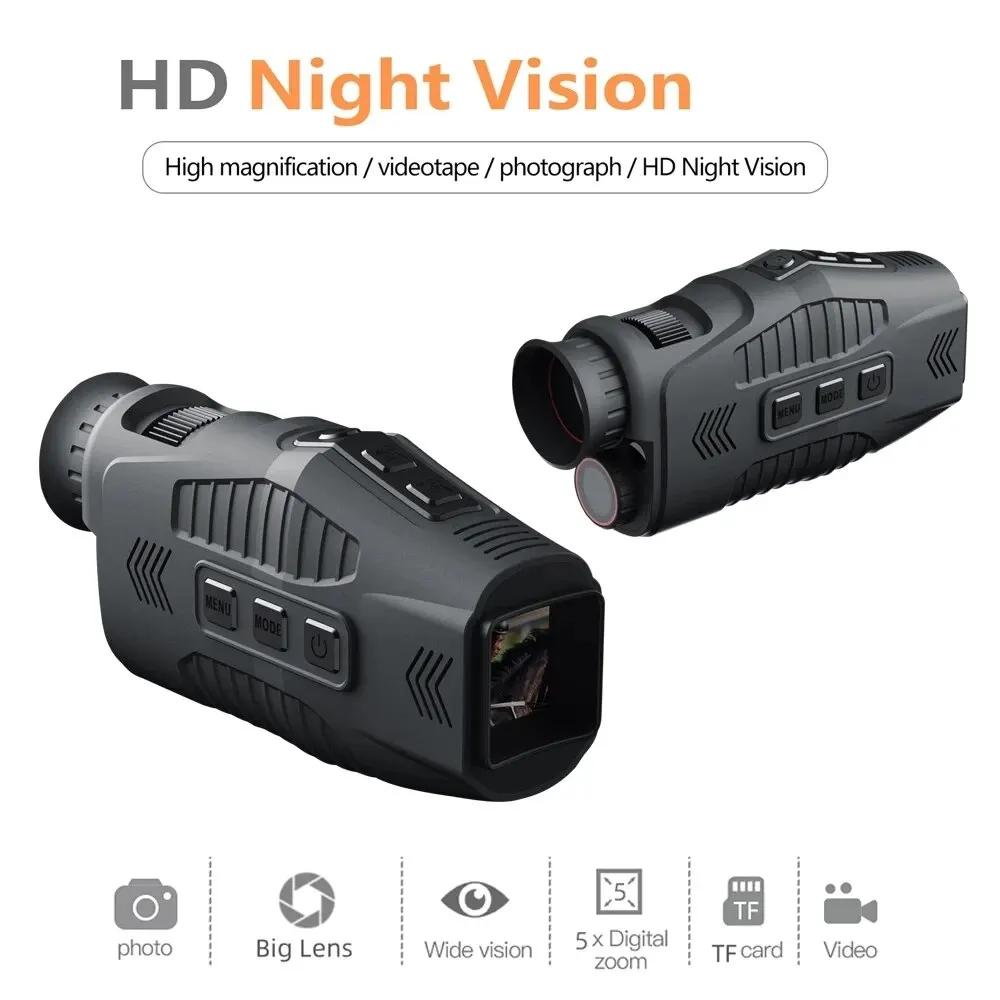 Jagd R11 1080P Monokulares Infrarot-Nachtsichtgerät Für Tag-Nacht-Nutzung Foto Video 5-facher Digitalzoom 300M Sichtweite Voll